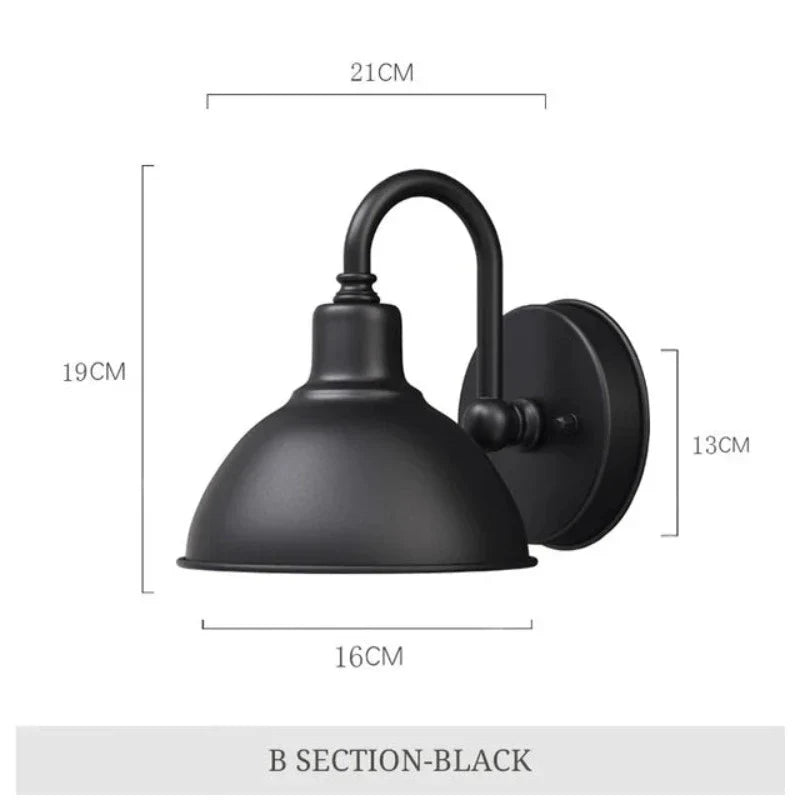 NostalgicGlow - Waterproof Vintage Wall Lamp