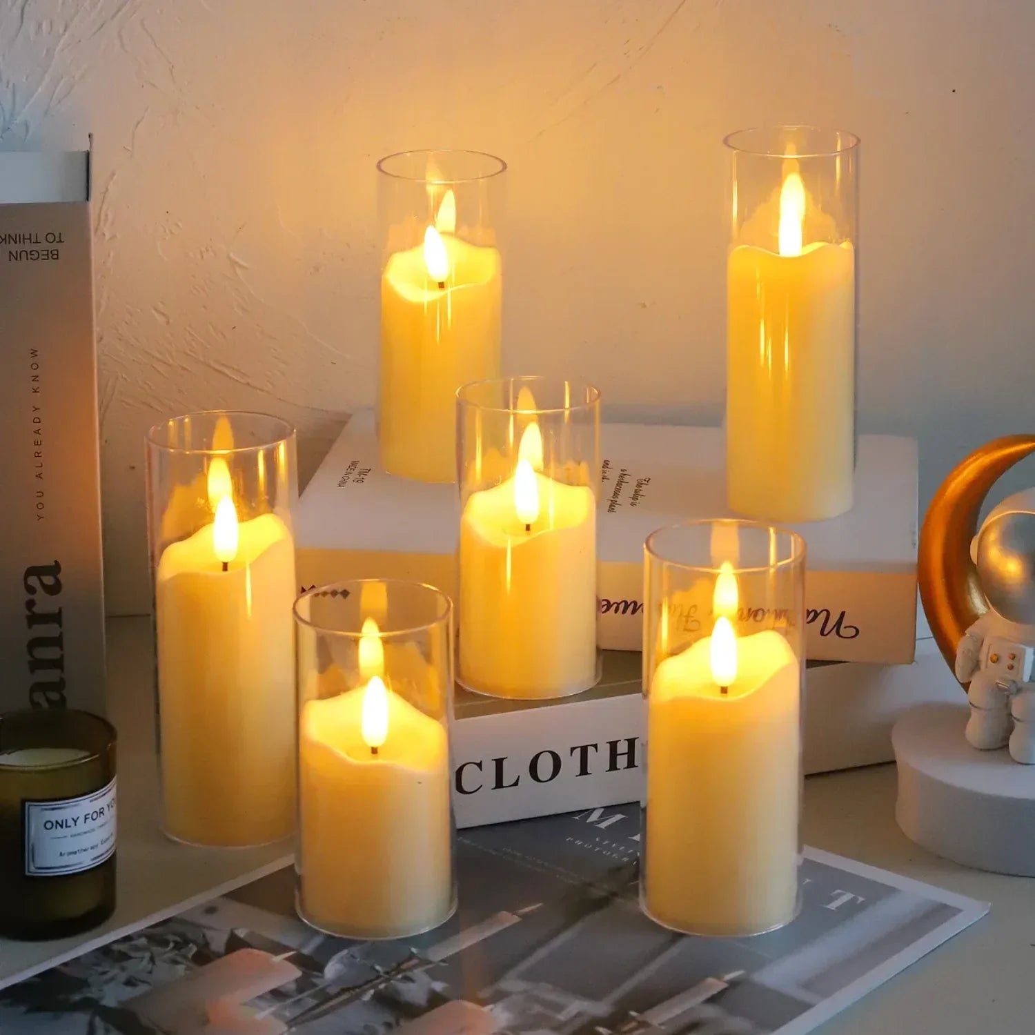 Auraflame - Flameless Electric Candles Made of Acrylic