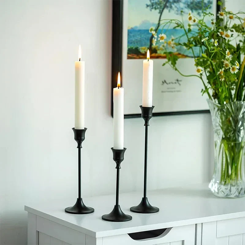 Dreamy Lights - Gold Candle Holders for a Romantic Atmosphere