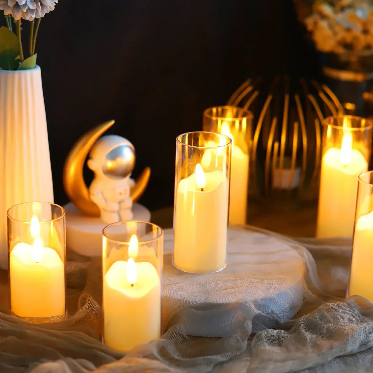 Auraflame - Flameless Electric Candles Made of Acrylic