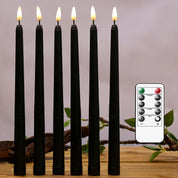 Nightfall - Black LED Candles with Remote Control for Halloween
