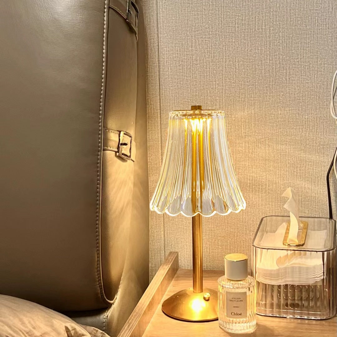 Brilliance - LED Retro Table Lamp USB Rechargeable