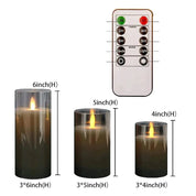 Candleset Lux - Set of Flickering LED Candles for Decoration
