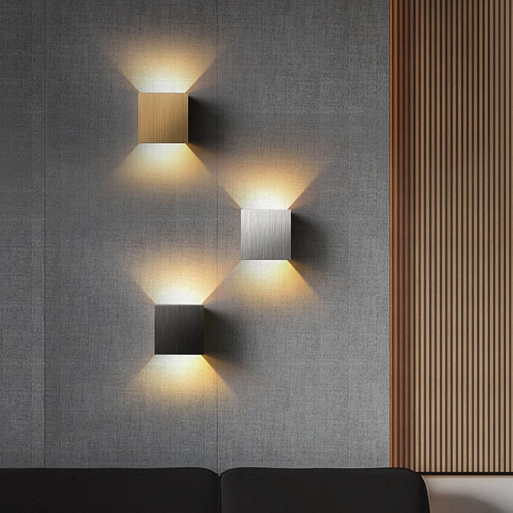 LED Aluminium Wall Lamp for Bedroom Living Room Hallway Accent Lighting