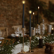 Shadowglow - Black LED Taper Candles for Halloween and Weddings
