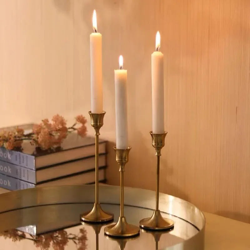Dreamy Lights - Gold Candle Holders for a Romantic Atmosphere