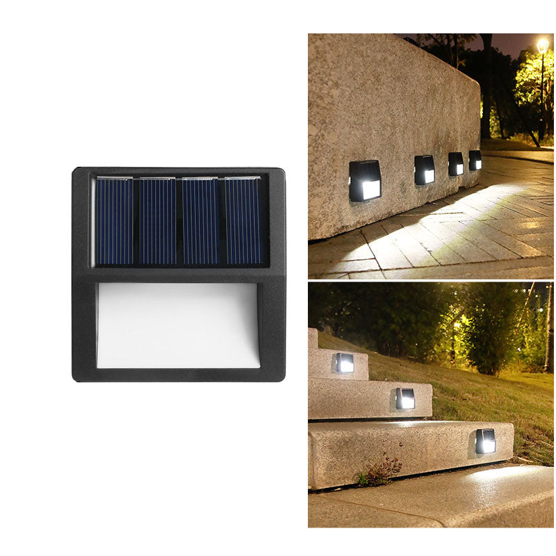 EcoBright - Waterproof LED Solar Patio Lights for Outdoors, Round and Square