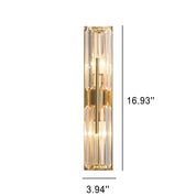 Luxury Crystal Wall Lamp with 2 Light Elements
