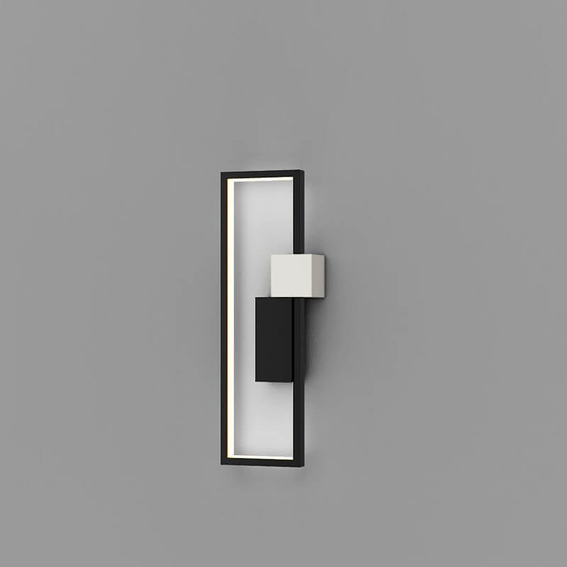 LumiSil - Minimalist Creative Square Frame Iron Silicone LED Wall Lamp