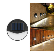 EcoBright - Waterproof LED Solar Patio Lights for Outdoors, Round and Square