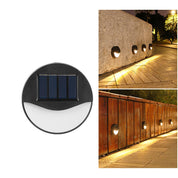 EcoBright - Waterproof LED Solar Patio Lights for Outdoors, Round and Square