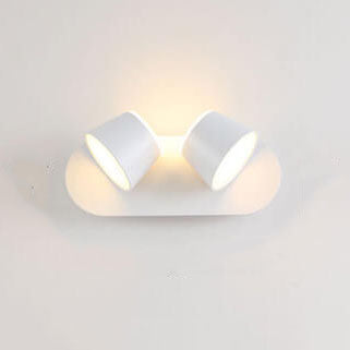 Nordic Rotatable Cylinder Shade LED Wall Lamp 1/2/3 Flames
