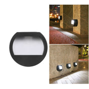 Round Square Waterproof Solar Patio Step Lighting for Outdoors
