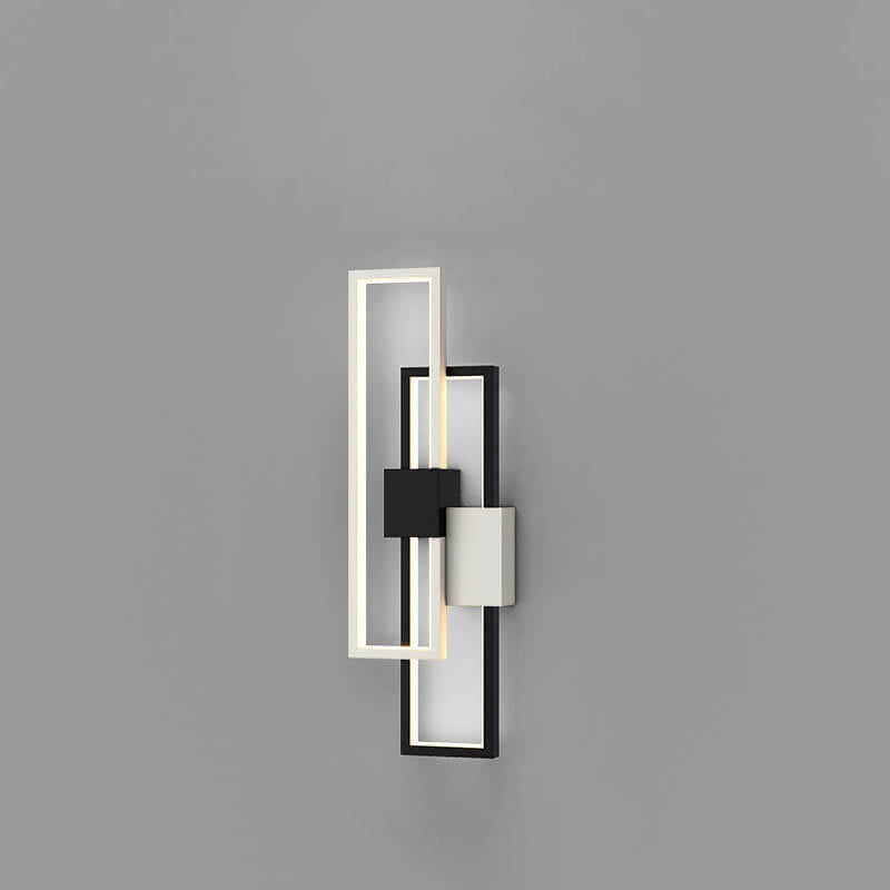 LumiSil - Minimalist Creative Square Frame Iron Silicone LED Wall Lamp