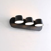 Nordic Rotatable Cylinder Shade LED Wall Lamp 1/2/3 Flames
