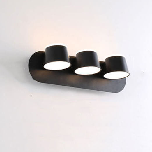 Nordic Rotatable Cylinder Shade LED Wall Lamp 1/2/3 Flames