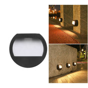 EcoBright - Waterproof LED Solar Patio Lights for Outdoors, Round and Square