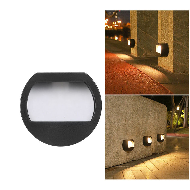 EcoBright - Waterproof LED Solar Patio Lights for Outdoors, Round and Square