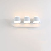Nordic Rotatable Cylinder Shade LED Wall Lamp 1/2/3 Flames