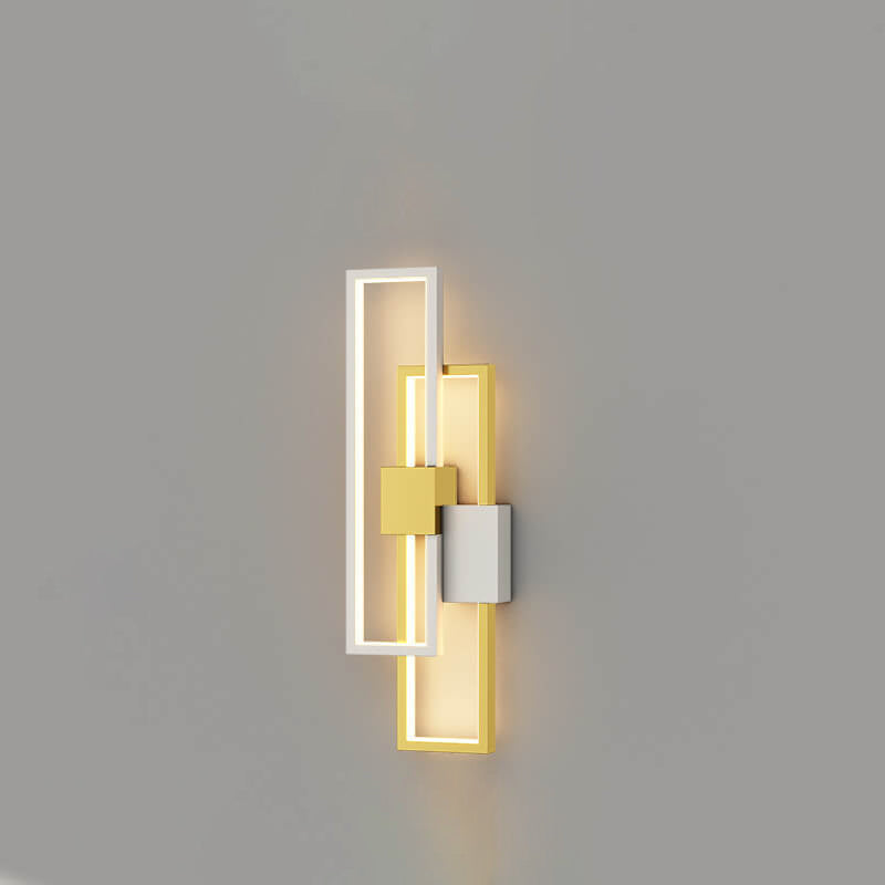 LumiSil - Minimalist Creative Square Frame Iron Silicone LED Wall Lamp