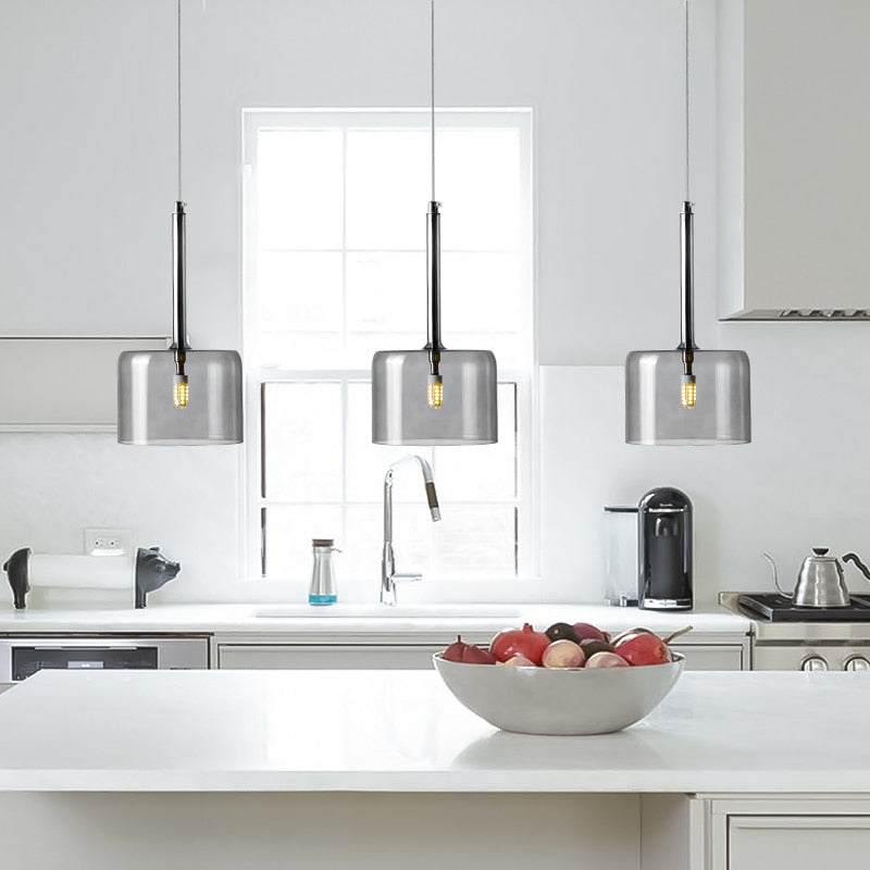 Glass Dining Table Pendant Lights
