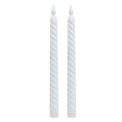 Candlestick 3D - Long LED Candles with 3D Wick for Christmas