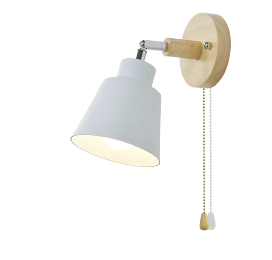 Rotatable Collin Wall Lamp with Pull Chain Switch