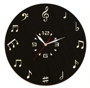MelodieGlow - Stylish Music Notation Wall Clock