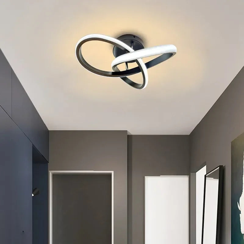 Modern LED Ceiling Light - 2 Rings