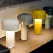 Retro design LED table lamp wireless with touch (USB)