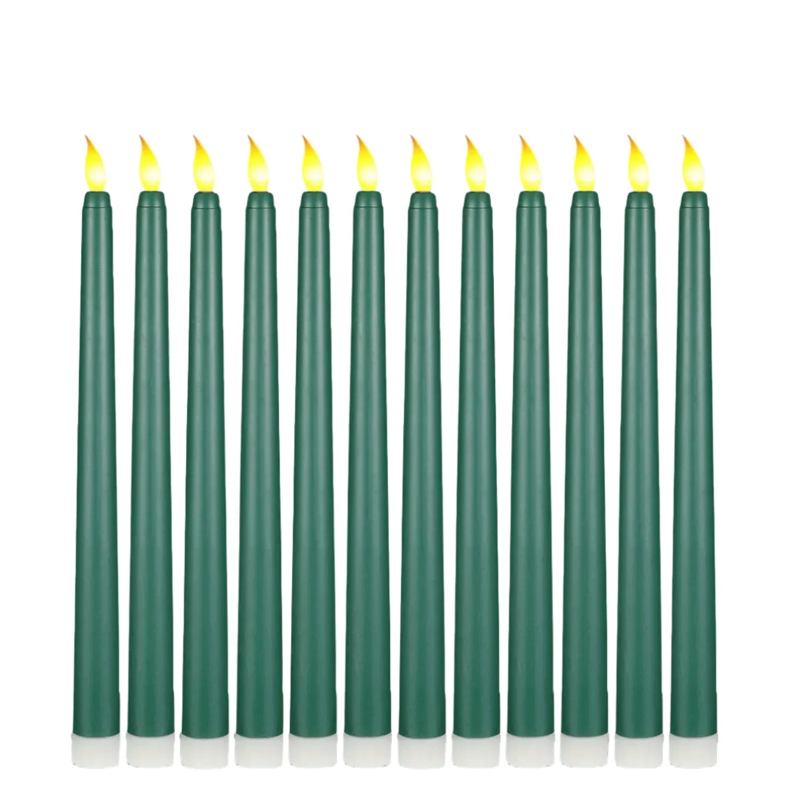 Shadowglow - Black LED Taper Candles for Halloween and Weddings
