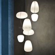 Modern Milk White Glass Pendant Lamp
