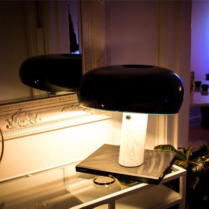 StoneGlow - Decorative Marble Table Lamp, Where Elegance and Warmth Come Together