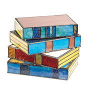 GlassNovel - Coloured Glass Book Lamp