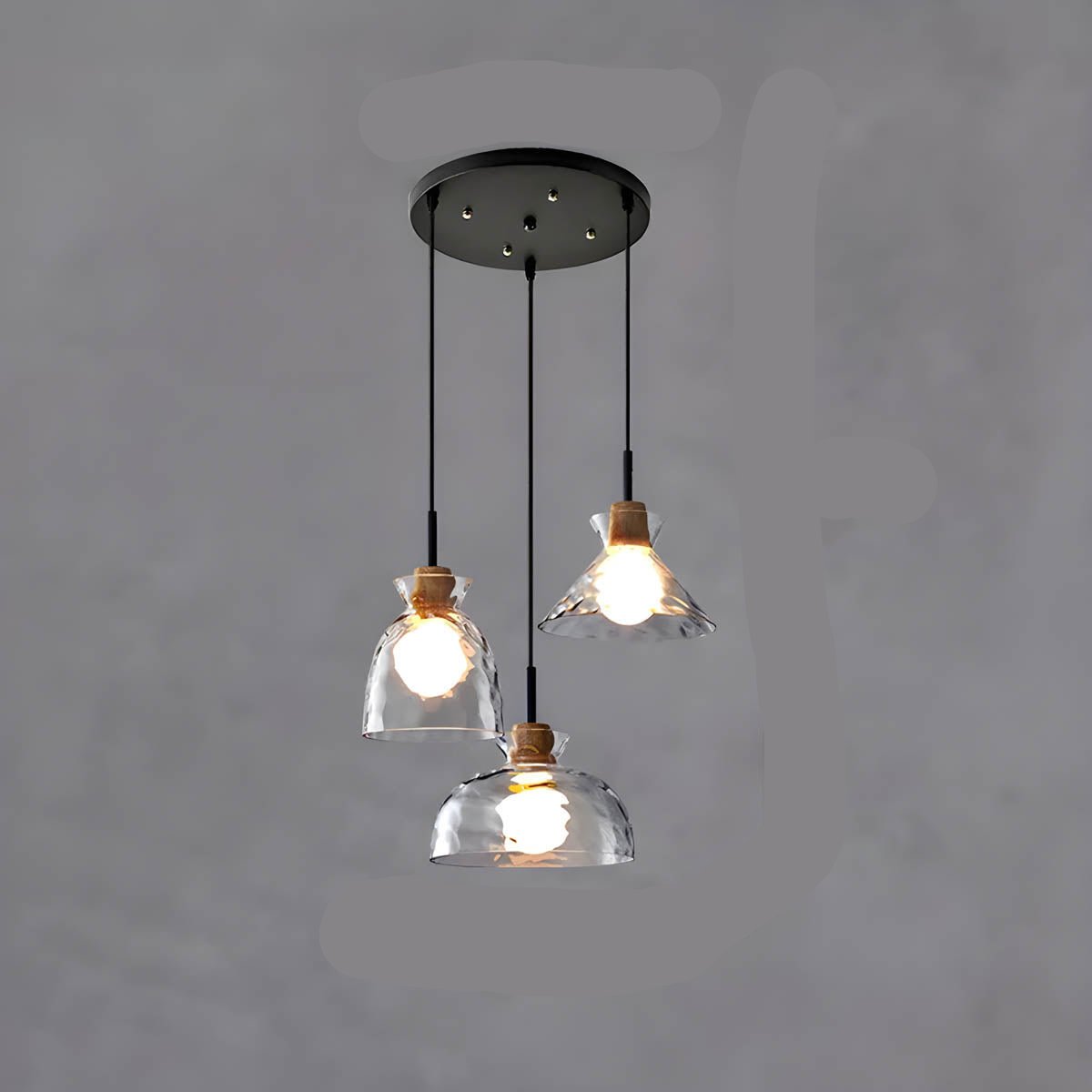 Radiance - Glass Chandelier for a Refined Atmosphere