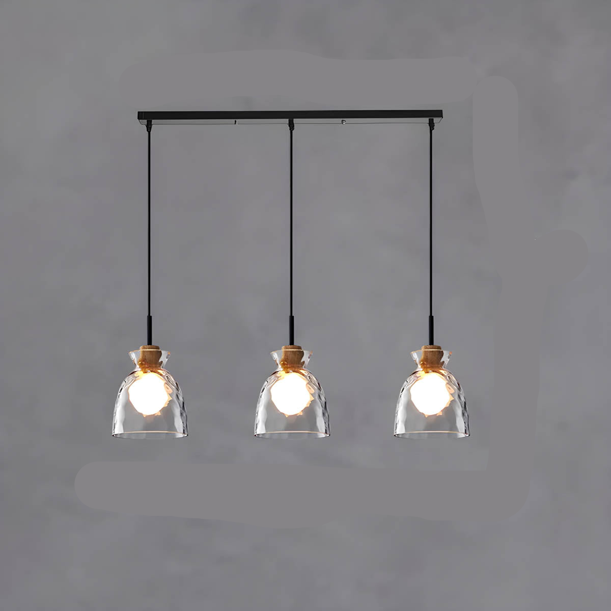 Radiance - Glass Chandelier for a Refined Atmosphere