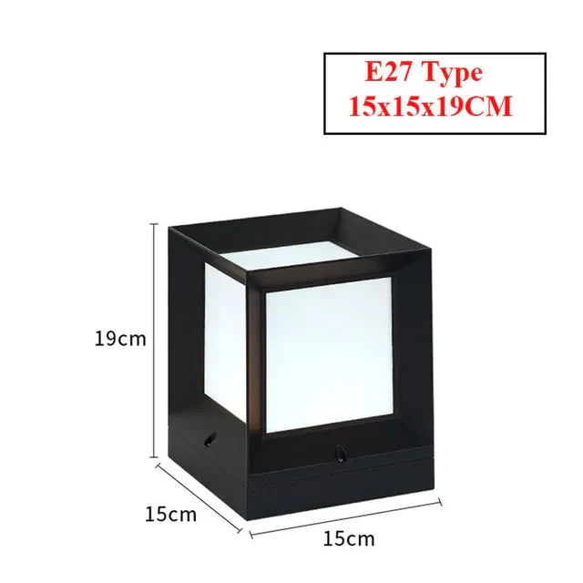 PillarGlow - Outdoor Freestanding Lamp for Gates