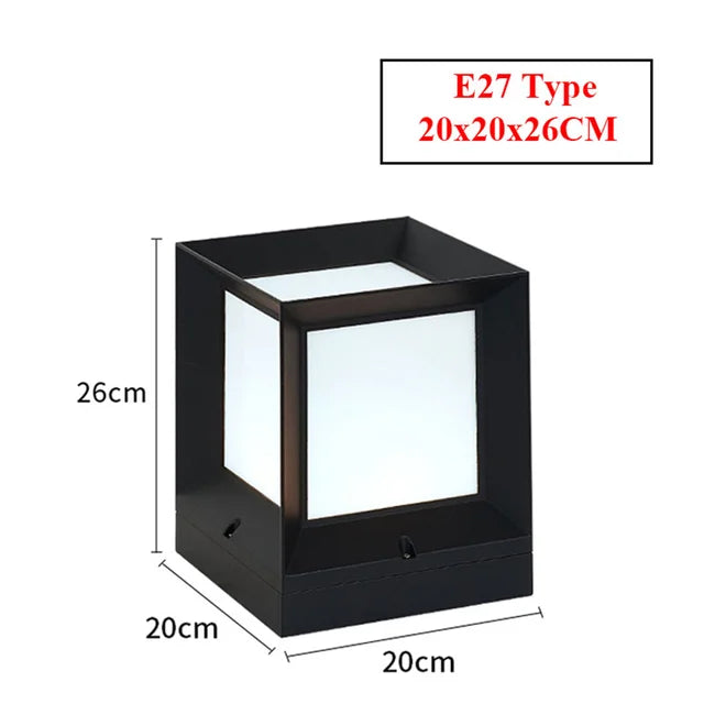 PillarGlow - Outdoor Freestanding Lamp for Gates