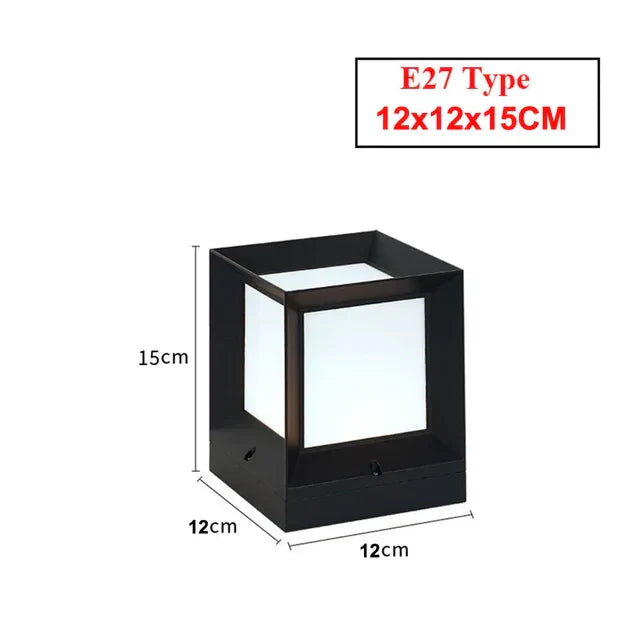 PillarGlow - Outdoor Freestanding Lamp for Gates