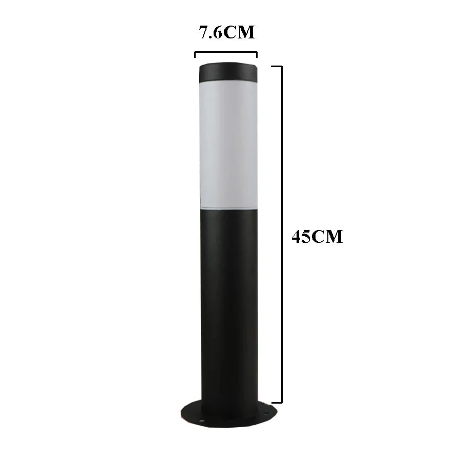 GleamGuard - Garden Lawn Light in Stainless Steel