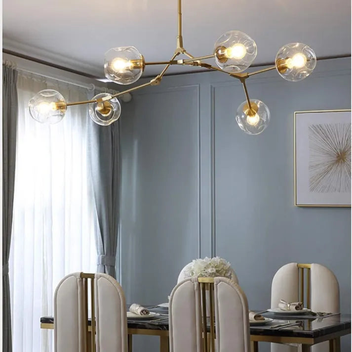 BubbleLight – Sputnik Pendant Light with Glass Bubbles