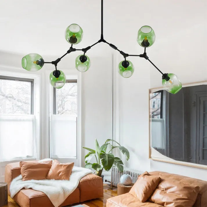 BubbleLight – Sputnik Pendant Light with Glass Bubbles