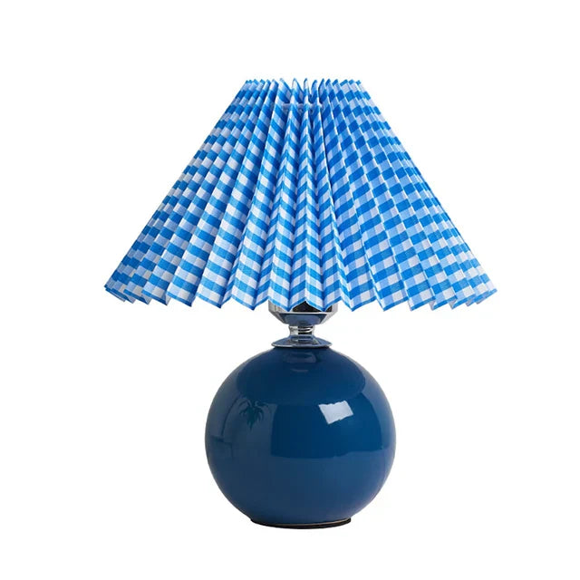 Antique Pleated - Vintage Table Lamp with Pleats