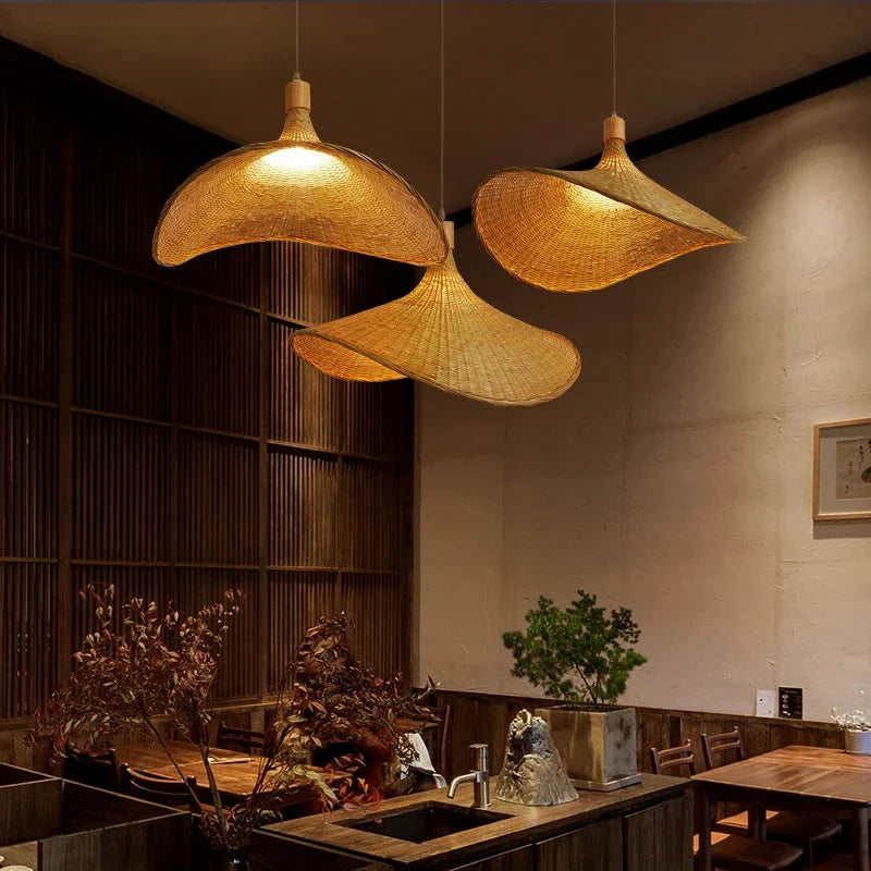 BambooHaven - Bamboo Woven Pendant Light