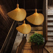 BambooHaven - Bamboo Woven Pendant Light