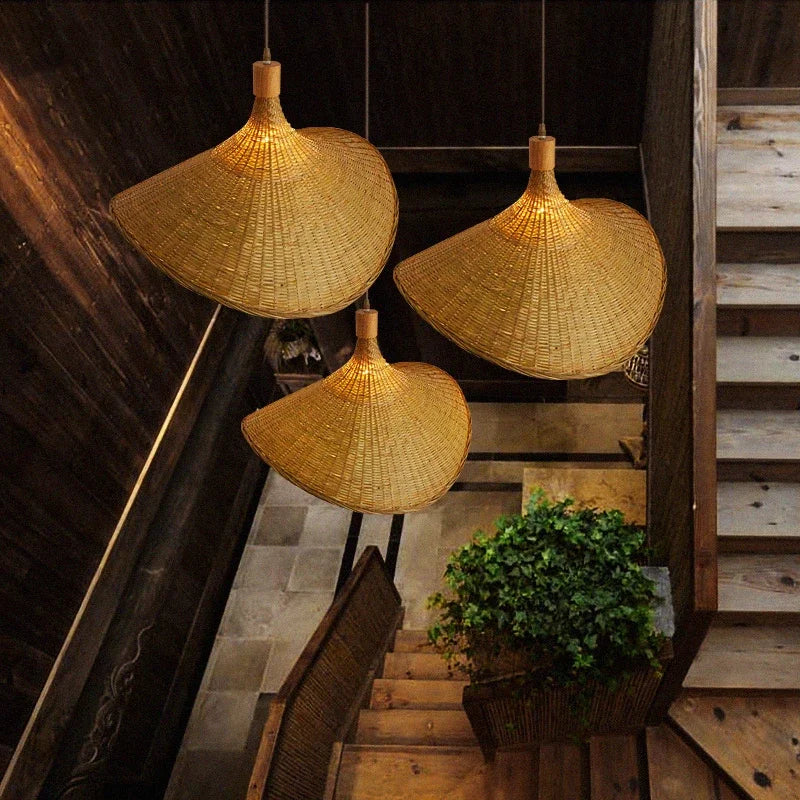 BambooHaven - Bamboo Woven Pendant Light