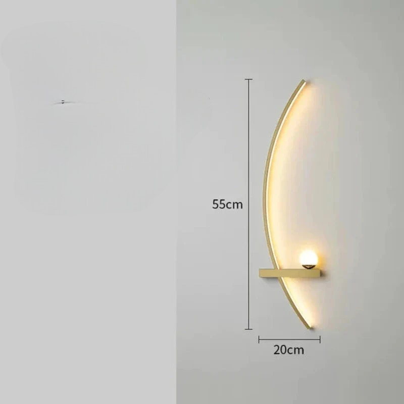 ElysianElegance - LED Wall Lamp with Remote Control