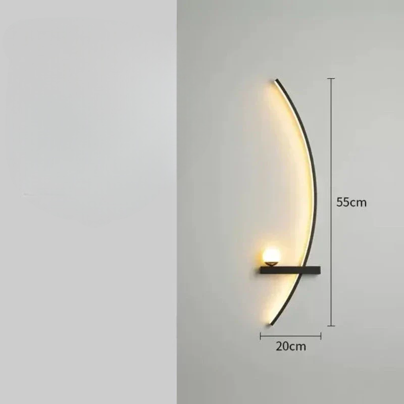 ElysianElegance - LED Wall Lamp with Remote Control