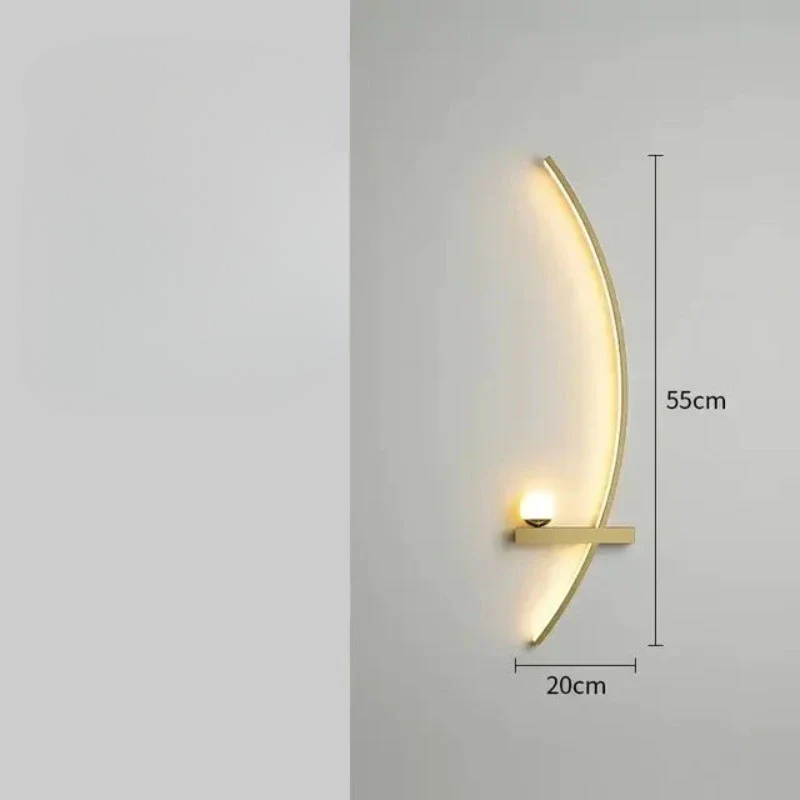 ElysianElegance - LED Wall Lamp with Remote Control