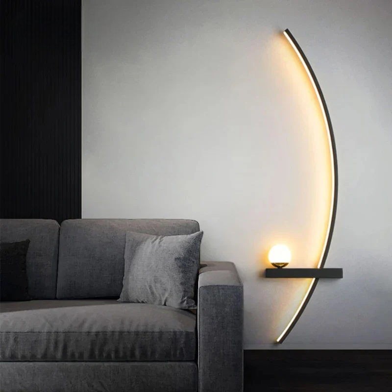 ElysianElegance - LED Wall Lamp with Remote Control